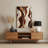 Abstract Figurative 19 Beige Metal Wall Art-1474650711
