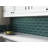 Long Hex 10.60in.x11 in. Glass Mosaic Tile-102317161