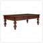 Vintage Rectangular Wooden Coffee Table with Storage, Solid Wood Gourd-Shaped Legs for Elegant Living Room Decor-1298046285