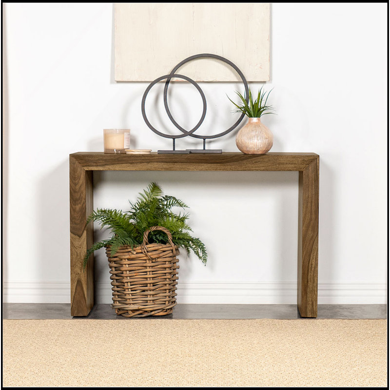 Rectangular Solid Wood Entryway Console Table, Auburn