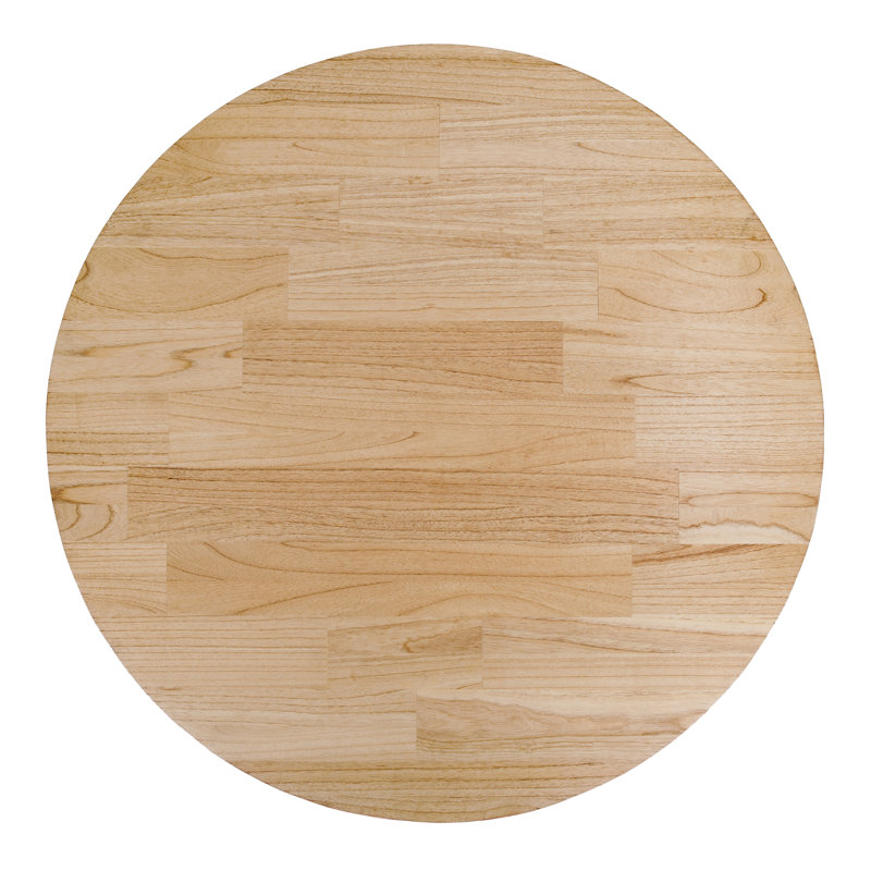 Arlend Natural Solid Wood and Rattan Coffee Table