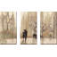 An Evening out Neutral - Ensemble de 3 peintures sur toile tendue-2067659996
