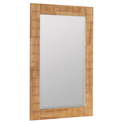Elmore Rectangle Solid Wood Beveled Mirror