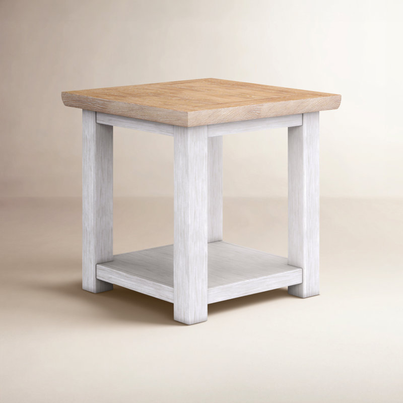 Mercury Solid Wood End Table