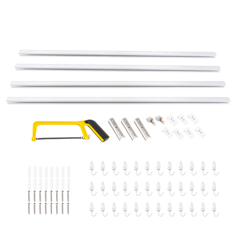 Mackenlie Stainless Steel 108'' to 144'' Curtain Track/Rail