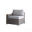 Fully Assembled Outdoor Wicker Seating Group For 7 With Cushions