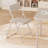 Folding Table And Chairs Set Of 3, Portable Table And Chair With Pu Soft Cushion,Suitable For Eating,Reading And Playing
