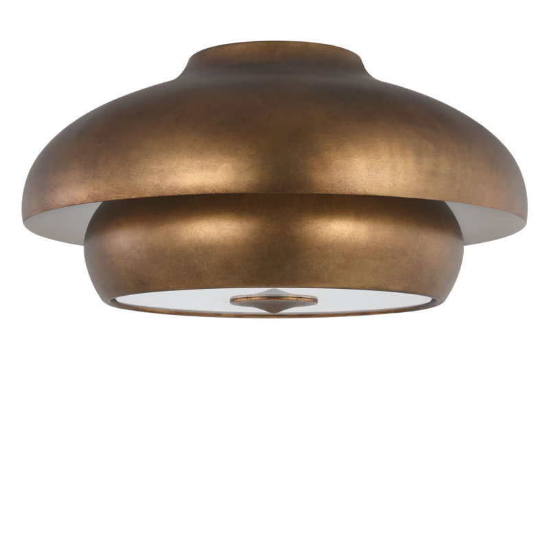 Solene 18 Flush Mount, Vintage Gild