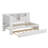 Daybed With Storage Shelves, USB And Trundle-1873293059