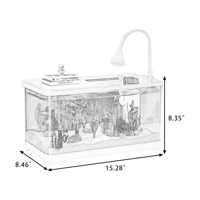plastic+styrene
 Desktop Fish Tank