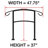 Handirail 3-Step Aluminum Rail Kit-88890388