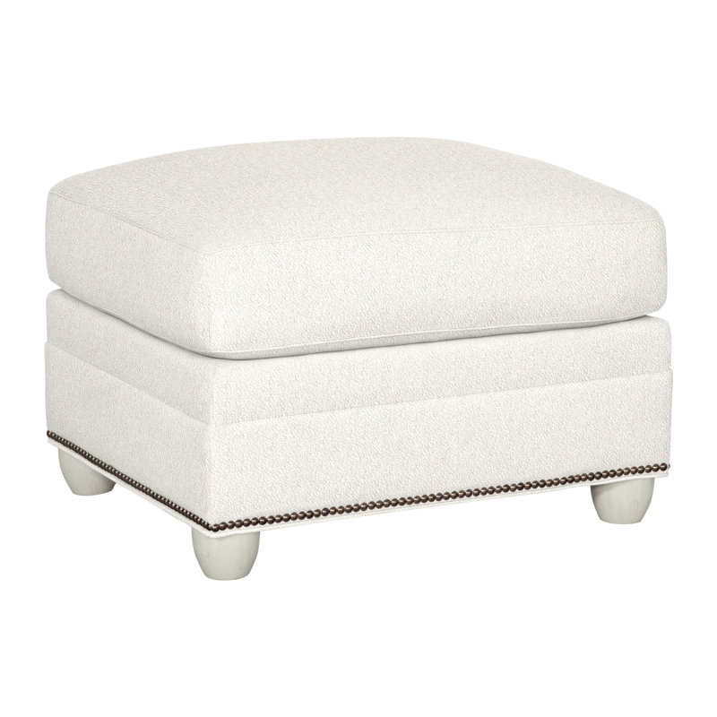 Fairgrove Upholstered Ottoman, Wrenn, Kennelly Snow, Yes