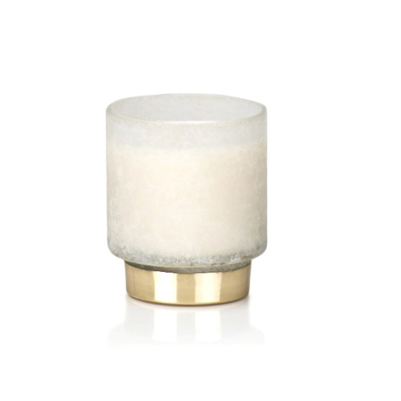 Honaker Tobacco Flower Scented Jar Candle, White, Small