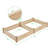 Cisbrough Multi-sized Outdoor Fir Wood Elevated Planter Box for Yard-1209475034-1260006841