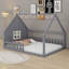 Lit maison avec fenêtre et clôture, DEL-229538783