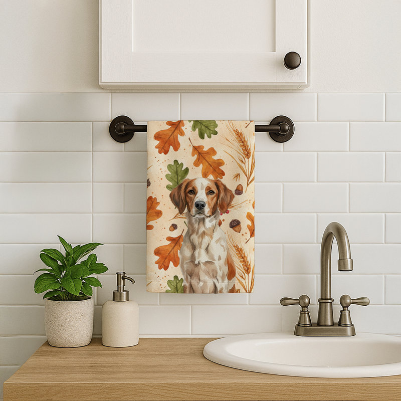 Roan Brittany Heirloom Fall Kitchen Towel, Roan Brittany