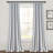 Cotton Blend Semi Sheer Curtain Pair-71502496-71502497