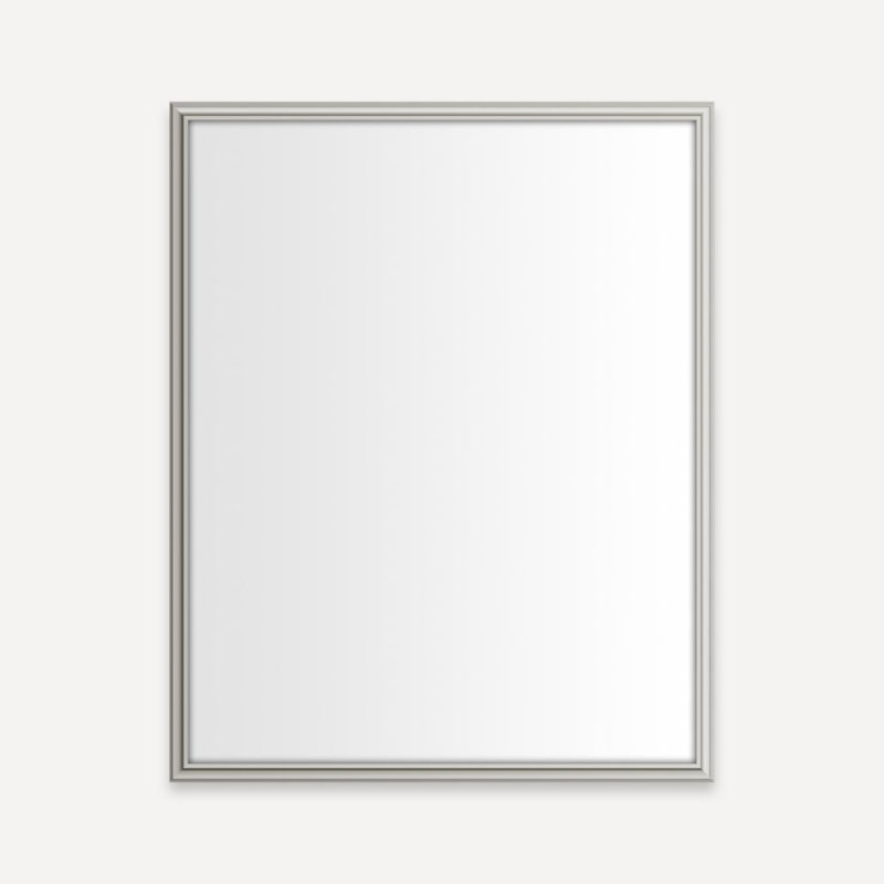 Main Line Vanity Mirror, Polished Nickel, 40'' H x 24'' W x 1.63'' D