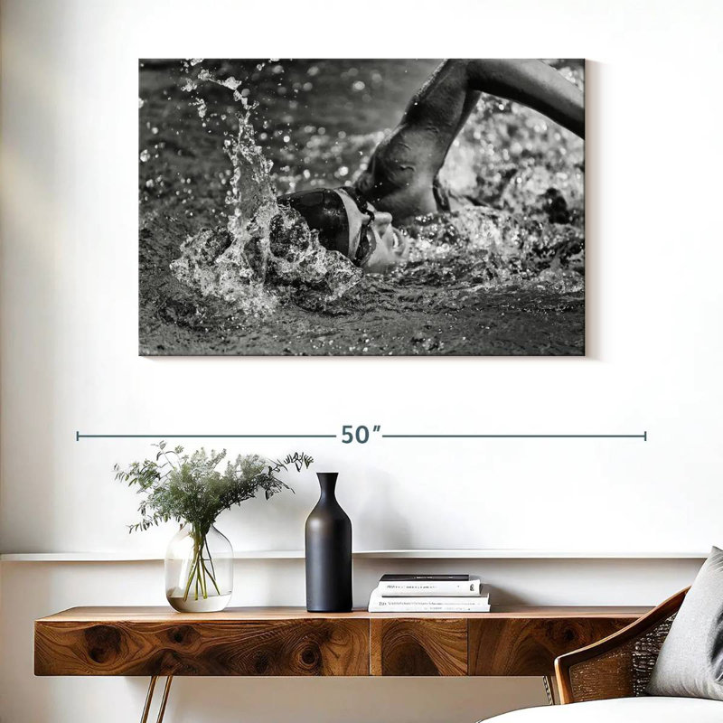 Sireci Olympic Swimmer, 26" H x 39" W