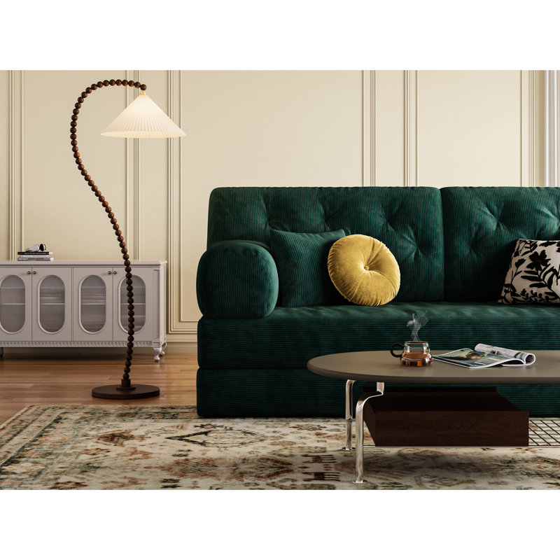 Plancher modulaire convertible 78,8 pouces avec lit debout, 4 sièges confortables pour le salon et la chambre à coucher, amovible, sac pliant, profondeur d'assise de 70 cm de large, forme variable, lavable