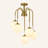 5-Light Sputnik Semi Flush Mount