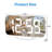Slim LED Digital Alarm Clock, Mirror Surface for Makeup, with Diming, Large Display, USB Ports-1727156750