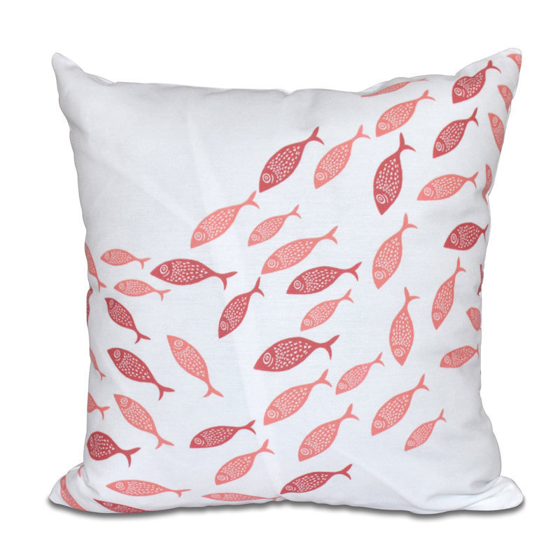 Housse et insert de coussin de plage Beach, H 20 po x l 20 po, Corail