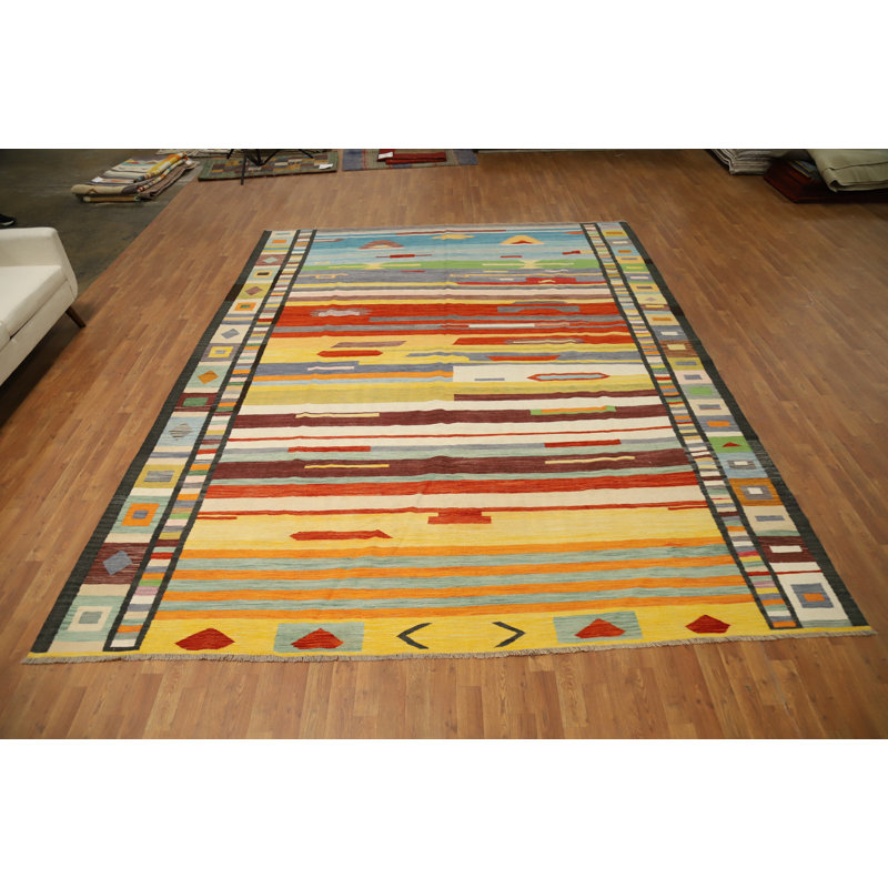 Tapis vibrant Kilim 10 x 13