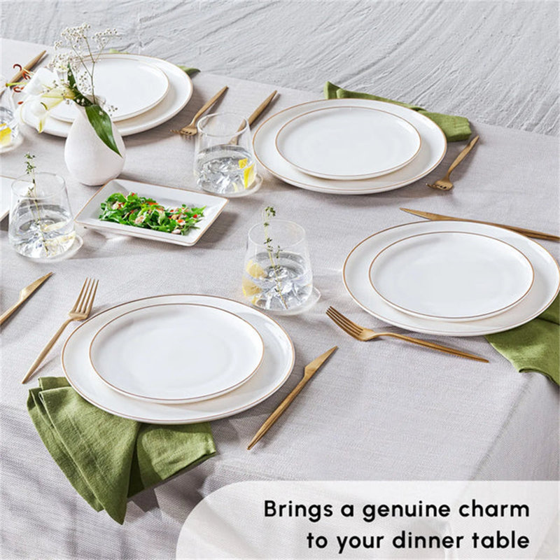 Bone China Dinnerware Set 18 Piece - Service for 6