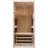 Single-Person Compact Wooden Home Sauna Cabin