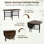 Metal Base Dining Table