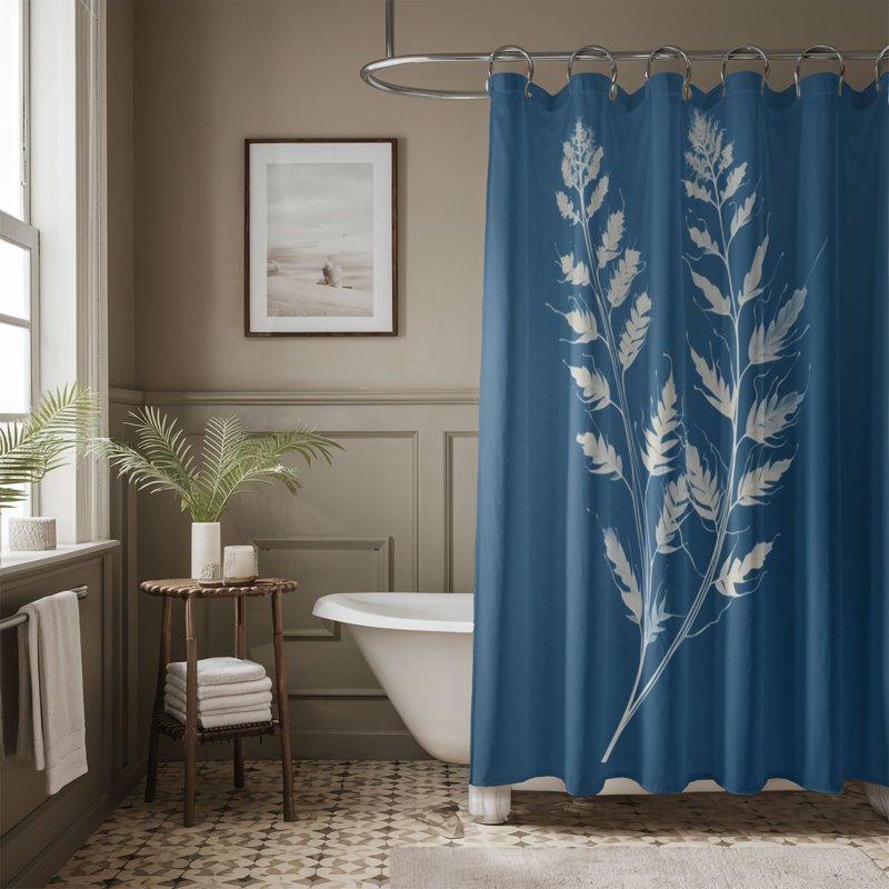 Rideau de douche standard 1 pièce Sun-Kissed Shadows, H 74 po x l 71 po