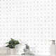 Bianco Dolomite 12.4 in. x 12.4 in. Polished Marble Mosaic Tile