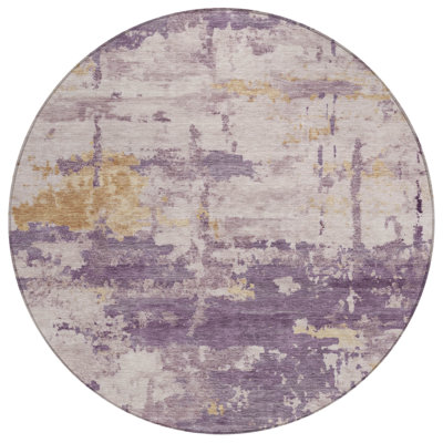 Machine Washable Indoor/Outdoor Earleville ACN2362 Abstract Rug
