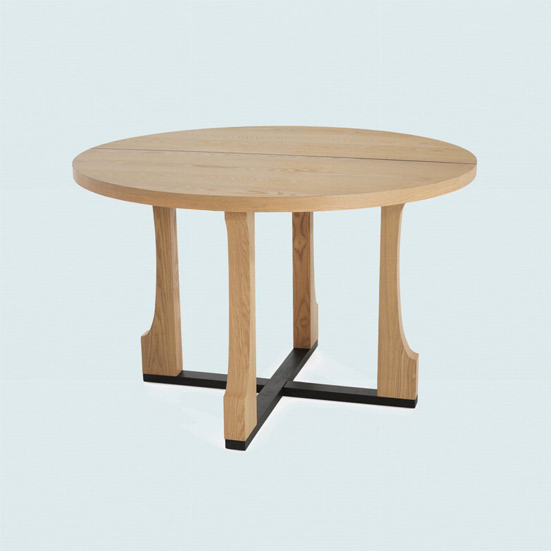 Table de salle à manger 48 ", Bois de frêne naturel