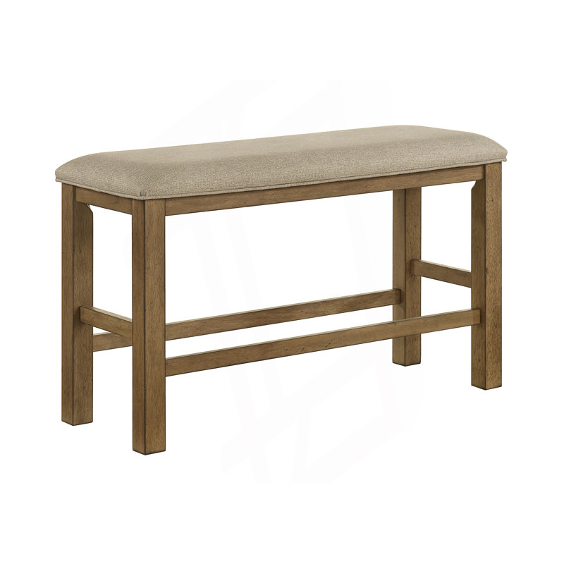 Banc de comptoir rembourré (1 pièce), 25.95 " H x 42.05 " L x 15.55 " D