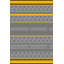 Tapis décoratif gris à motif géométrique moderne-1605828033
