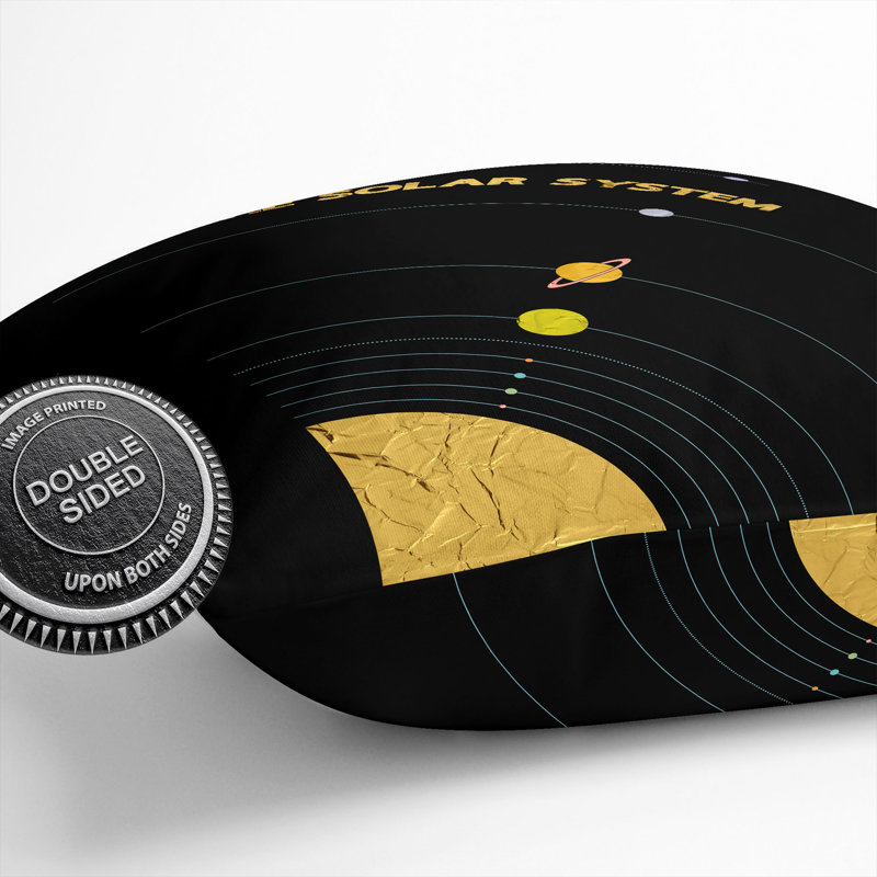 The Solar System Scatter Cushion, 55cm H x 55cm W x 20cm D