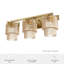 Luminaire mural pour salle de bain 3 lumières Hunter x Jasmine Roth Ontario-107350515-107350516