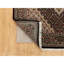 Tapis brun / brun clair noué à la main de conception unique 4 pi x 6 pi Fransien
