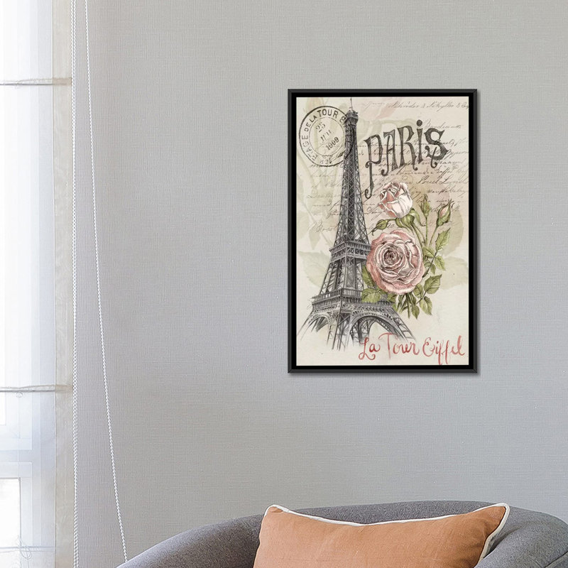 Paris Sketchbook I by Jennifer Paxton Parker - Wrapped Canvas Gallery-Wrapped Canvas Giclée, 26" H x 18" W x 1.5" D, No Mat