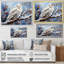 Snowy Owl Winter II - Winter Landscape, art mural-290282918-290282919