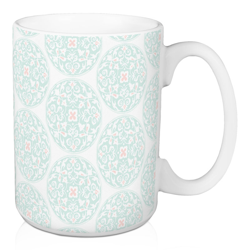 Tasse à café Orner Medallions, Turquoise