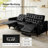 Gurdarshan Leather Dual-Motor Power Reclining Sofa-103562940