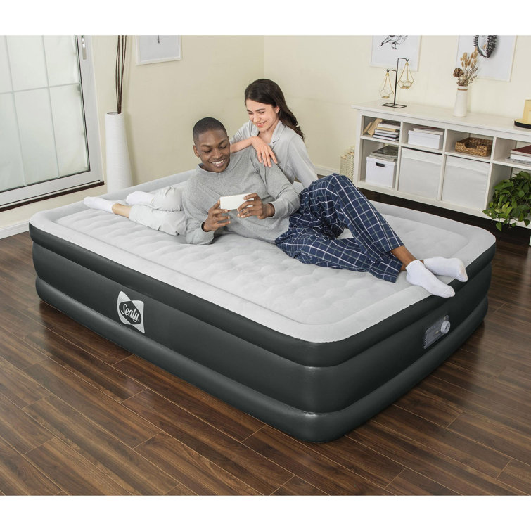 Bestway Sealy Tritech Inflatable Air Mattress Bed Queen 20 with Built-In  AC Pump & Bag & Reviews