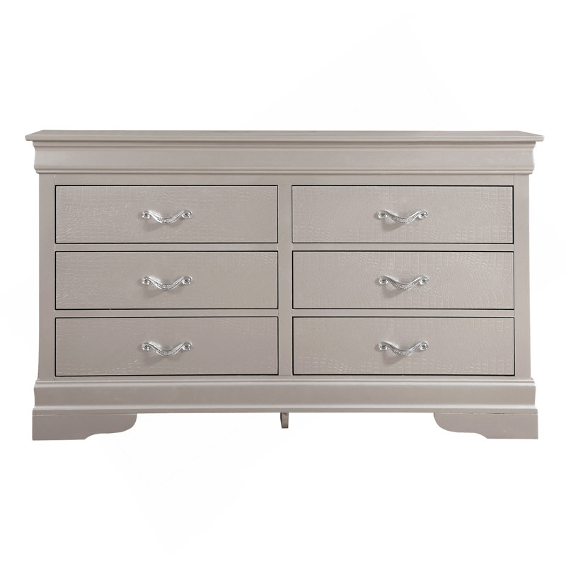 Commode Lorana G6500-D, argent champagne, Champagne