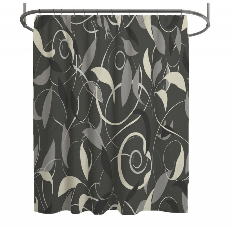 Rideau de douche Botanical tourbillonnant - Art - 13138, H 93 po x l 70 po
