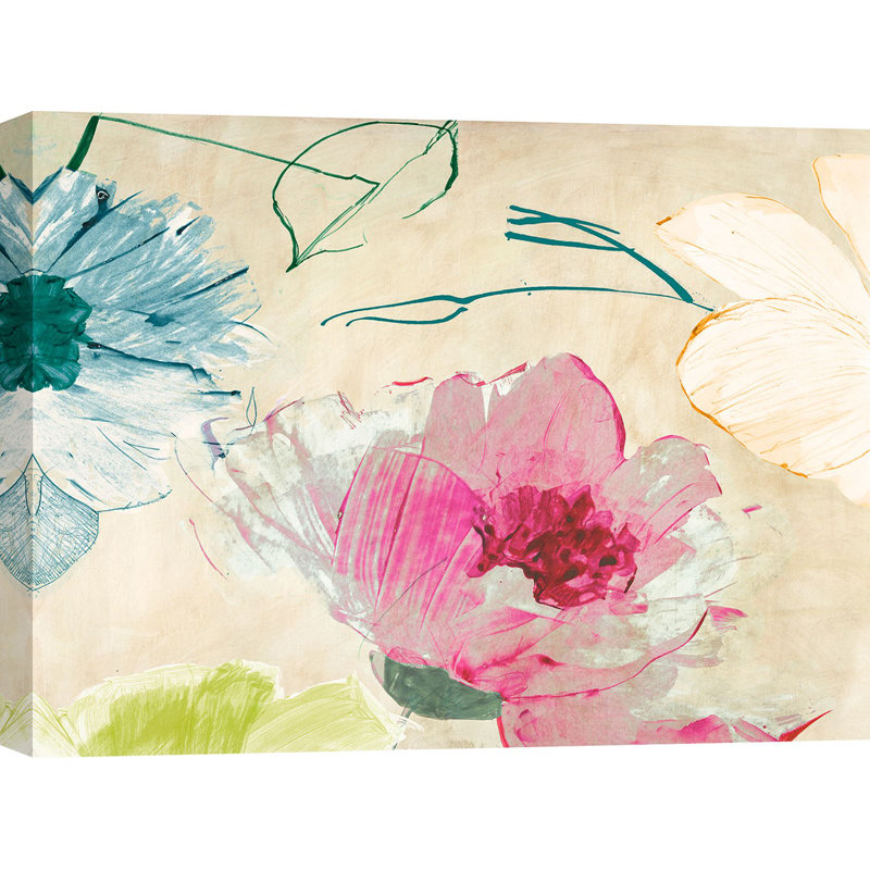 3KP6409 Colourful Composition I by Kelly Parr - Wrapped Canvas Painting, 60cm H x 80cm W x 4cm D