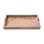 Metallic Copper Cow Hide Tray - Small