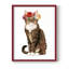 «Flower Crown Cats II», reproduction encadrée - bois massif-369122836-369122856